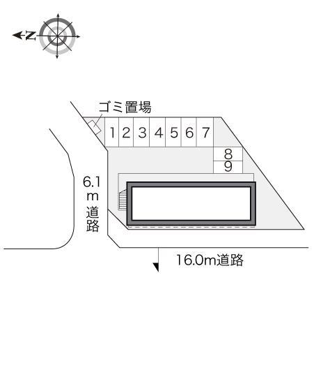 ＷＡＴＡＮＡＢＥ(17341)の駐車配置図