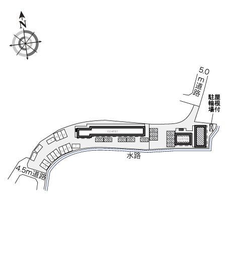 赤田Ⅱ(28706)の駐車配置図