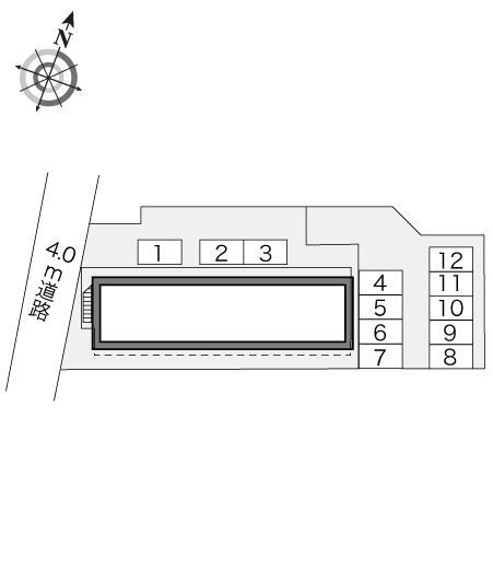 コンフォールＫ(22252)の駐車配置図