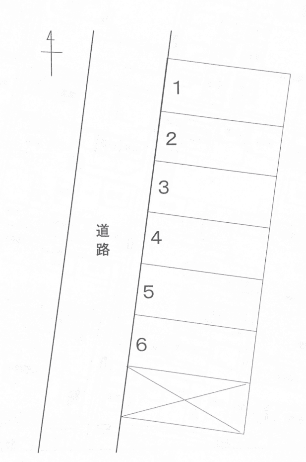 曳馬-59の駐車配置図