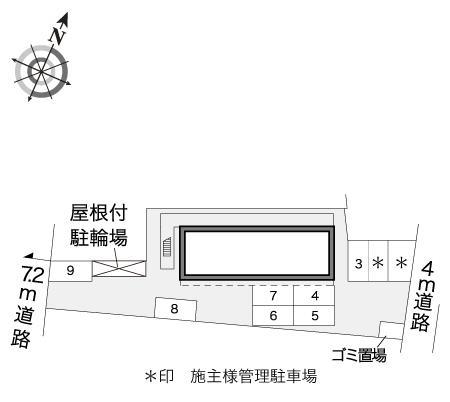 ボムール(15016)の駐車配置図