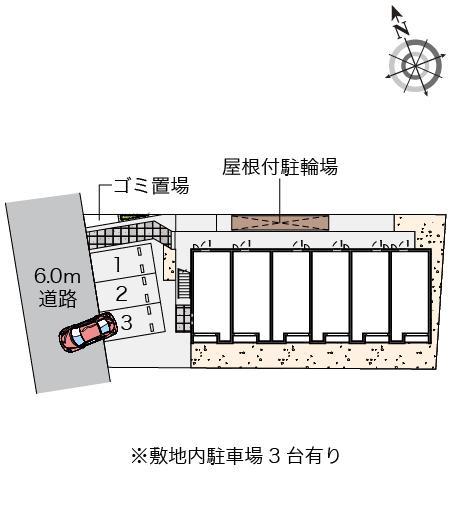 クレイノマ　メゾン相模原(57288)の駐車配置図