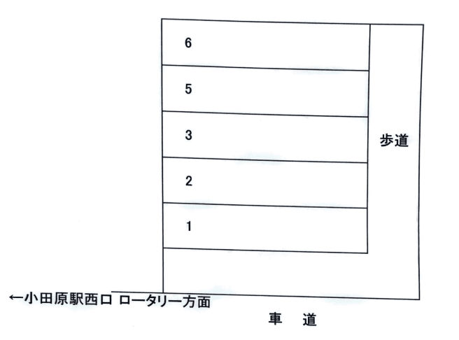 城山1-449-12の駐車配置図