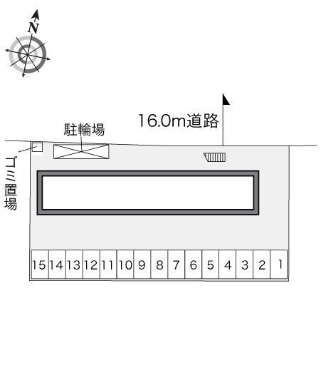 小波瀬(24870)の駐車配置図