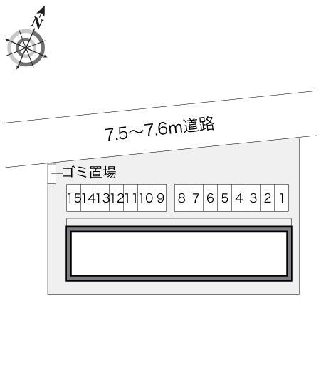 ストライプティース(20538)の駐車配置図