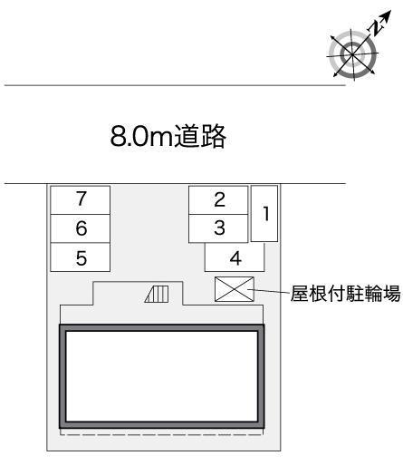 Ｎｅｗｌｉｆｅ(26588)の駐車配置図