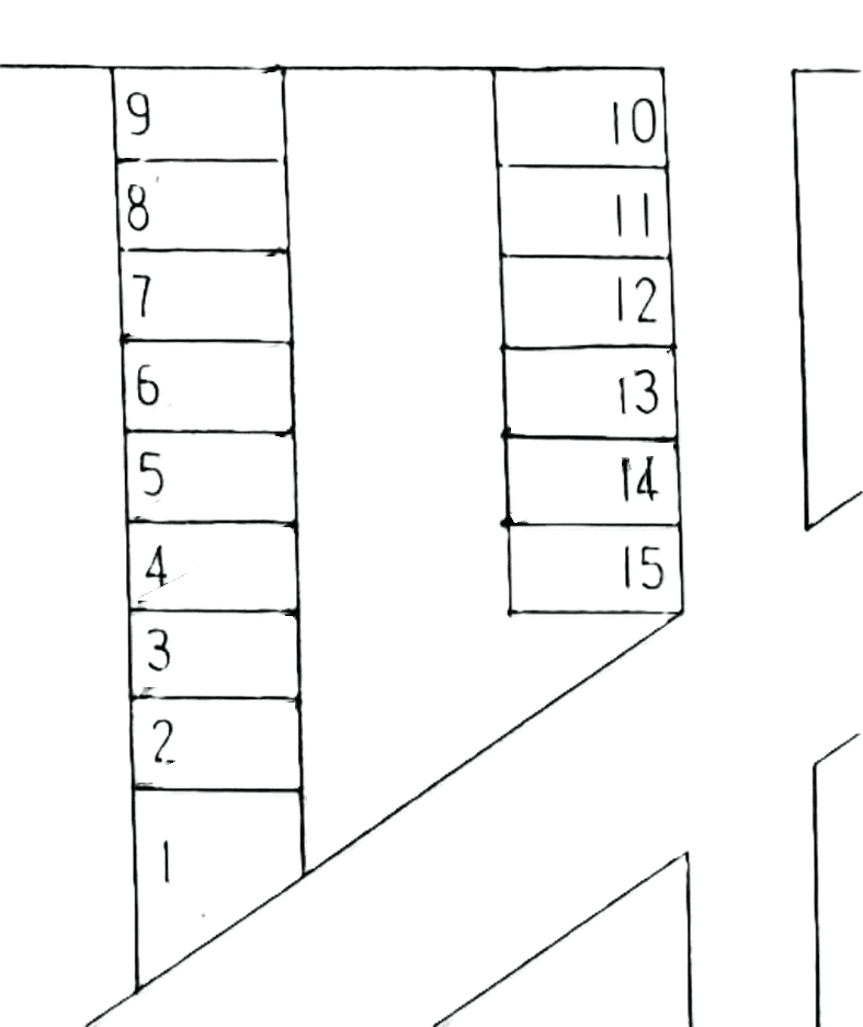 スマイルパーク28号の駐車配置図
