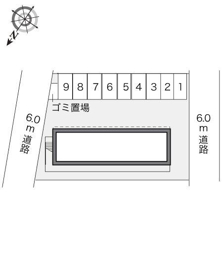 オータム１４　Ｓ(18549)の駐車配置図