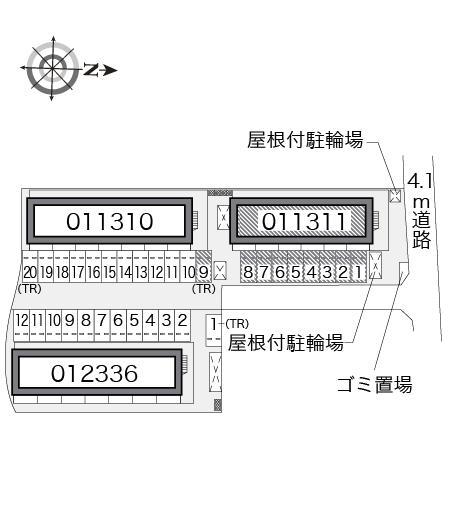 グランドゥールⅡ(11311)の駐車配置図