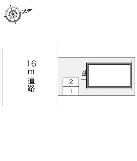 グリュック(16286)の駐車配置図