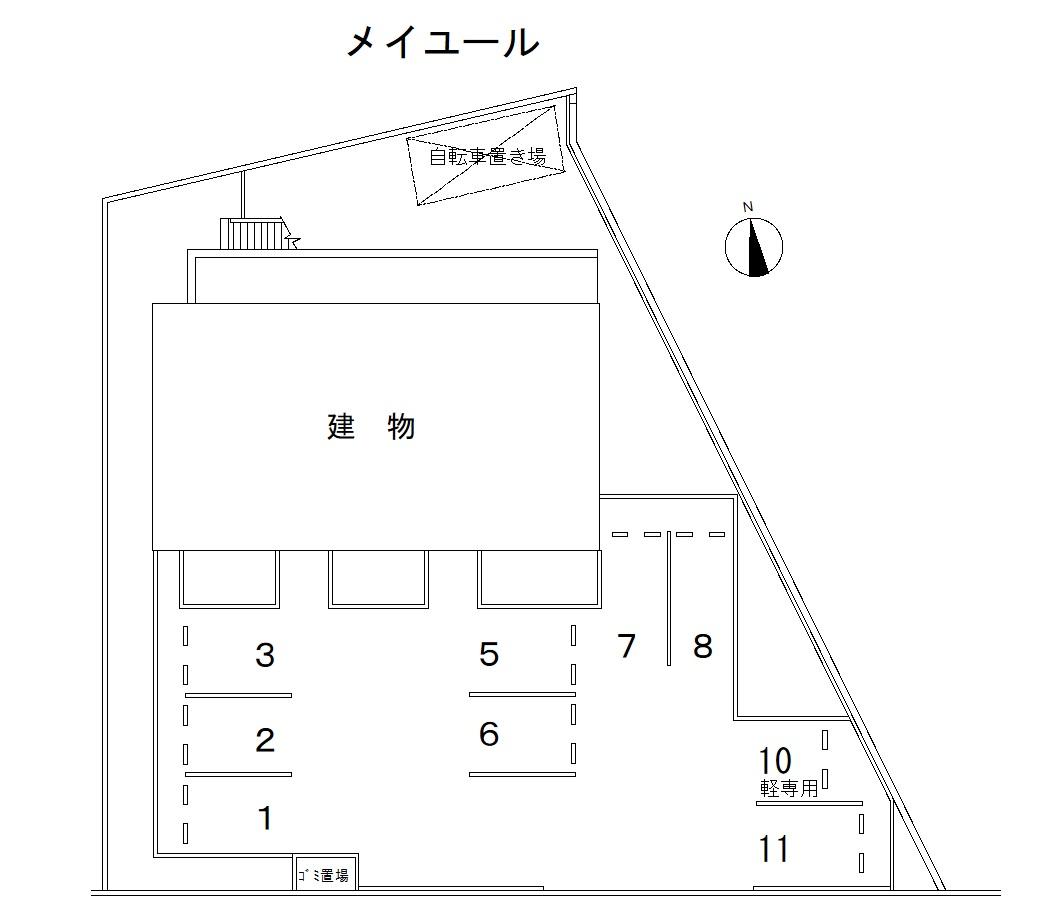 メイユールの駐車配置図