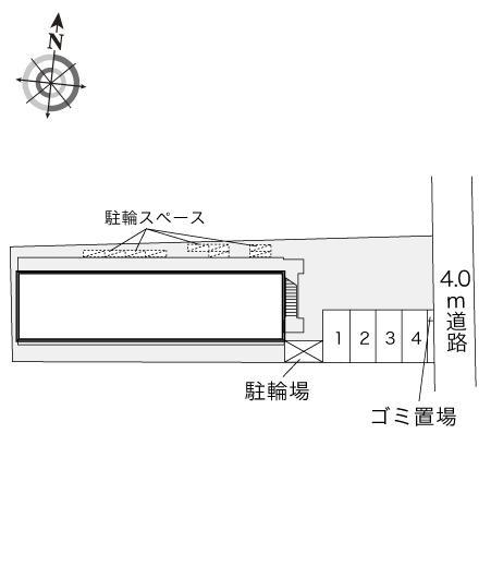 八雲西(20886)の駐車配置図