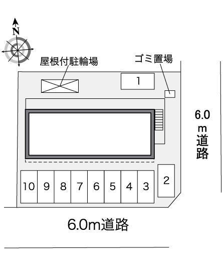 アルブルⅠ(35726)の駐車配置図