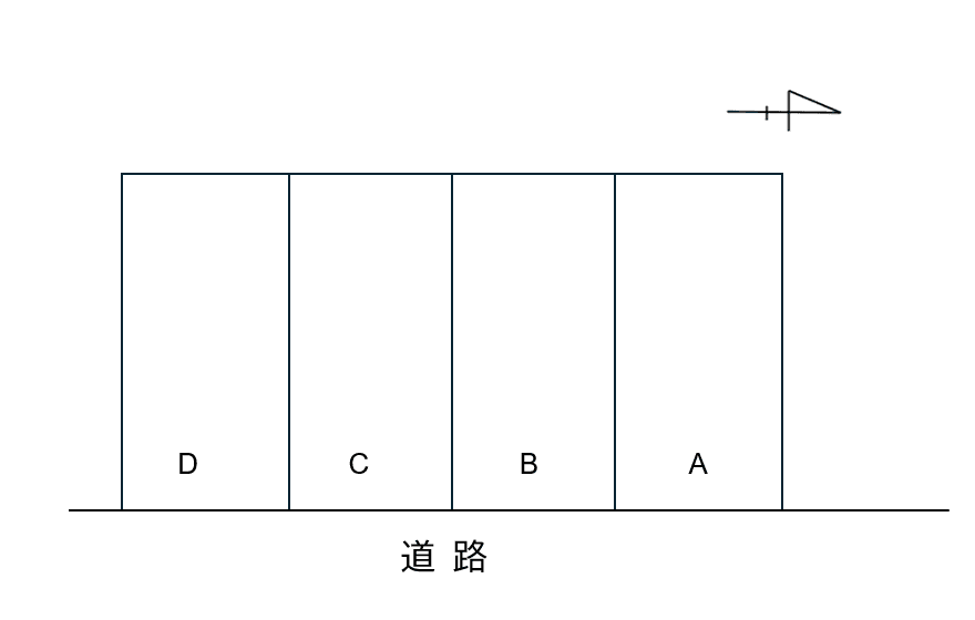 ＦＫモンベル車庫の駐車配置図