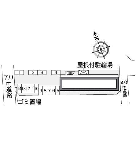 ラ　メール(25797)の駐車配置図