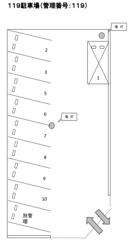 J-119の駐車配置図