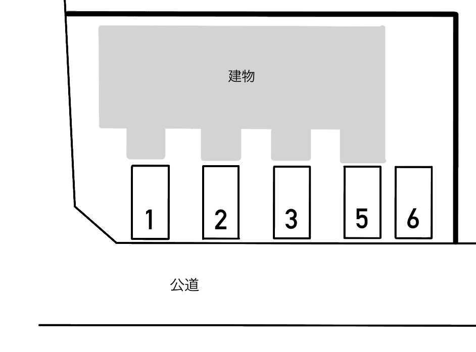 カ－サ・アンジェロの駐車配置図
