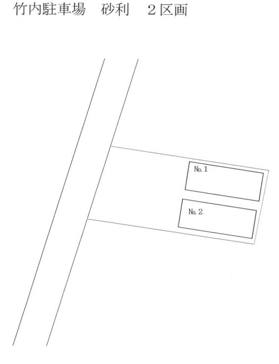 竹内駐車場の駐車配置図