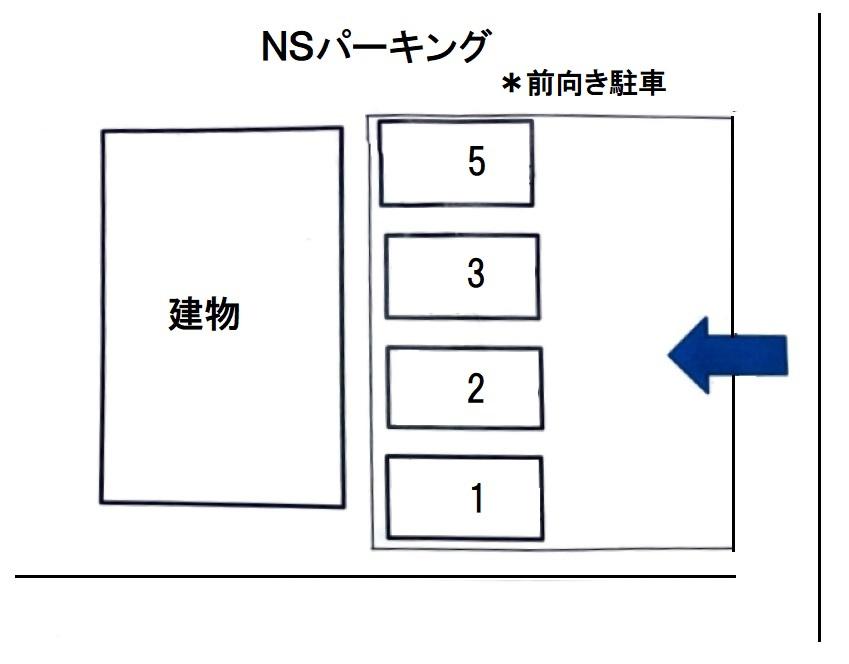 ＮＳパーキングの駐車配置図
