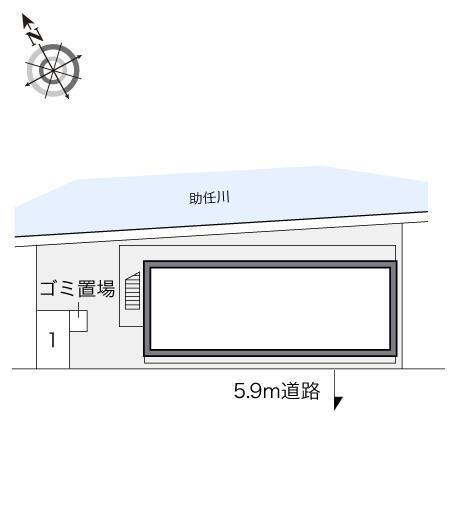 リバーサイドタイラ(17599)の駐車配置図
