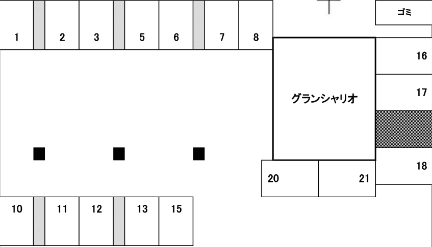 グランシャリオの駐車配置図