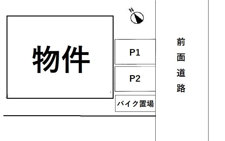 ｻﾝﾗｲｽﾞﾏﾝｼｮﾝ駐車場の駐車配置図