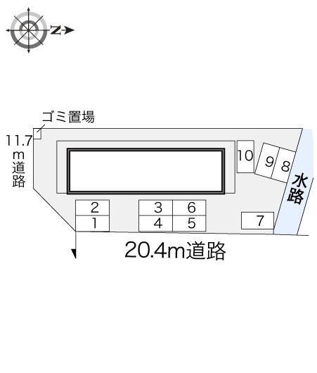 ヴィーブル(13346)の駐車配置図