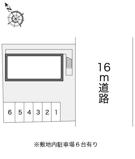 南本町(13565)の駐車配置図