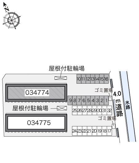 グリュ(34774)の駐車配置図