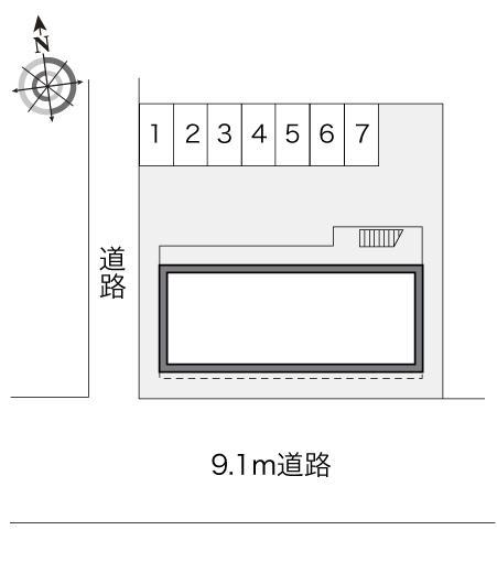 中里(20219)の駐車配置図