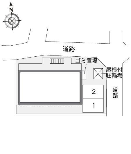 アエデース　サクラ(30805)の駐車配置図