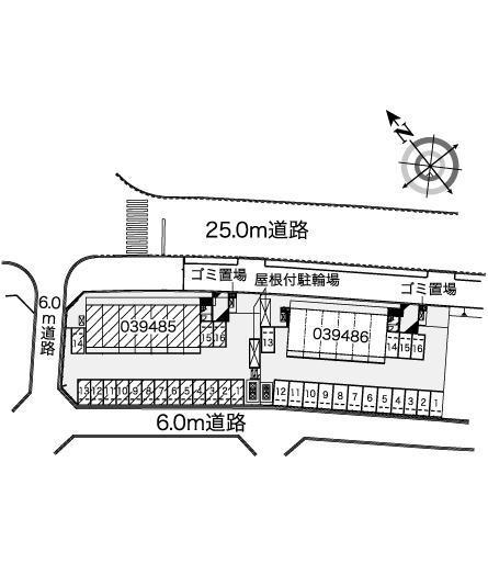 ラバーズスクレートⅠ(39485)の駐車配置図