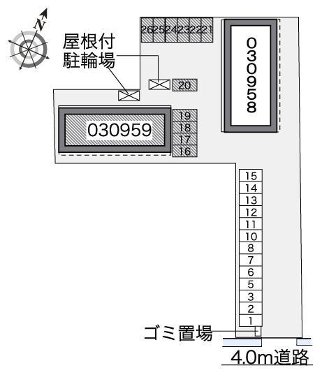 悠　２(30959)の駐車配置図