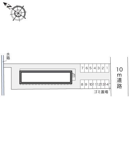 ソフィア(17336)の駐車配置図