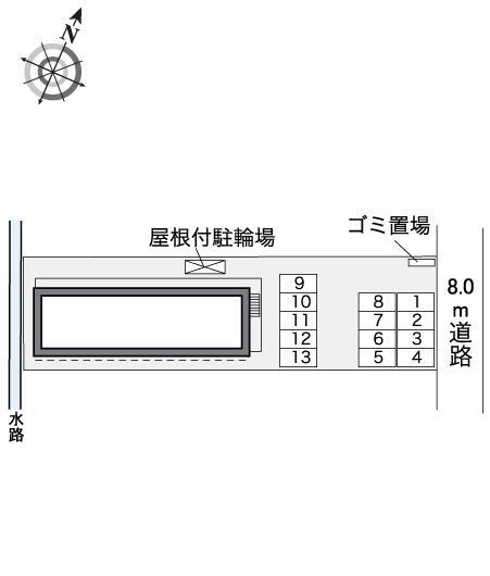 ＴＷＩＮＳ(30863)の駐車配置図
