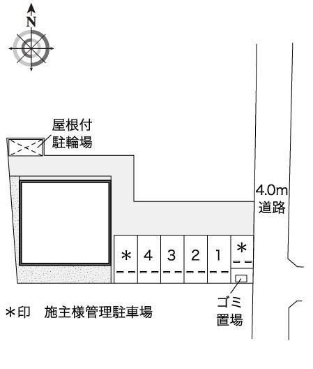 ボレロ三条(51815)の駐車配置図