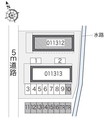 ソレーユ青江第一(11312)の駐車配置図