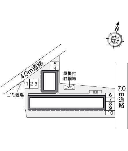 江口橋(25215)の駐車配置図