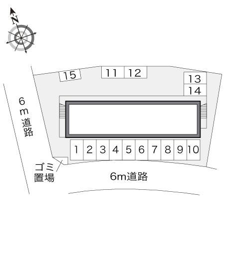 Ｇｒｅｅｎ　Ｈｉｌｌ(12817)の駐車配置図