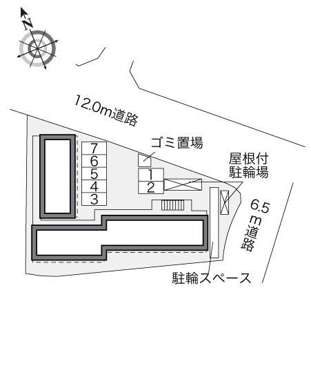 カリヨ尼崎(31089)の駐車配置図