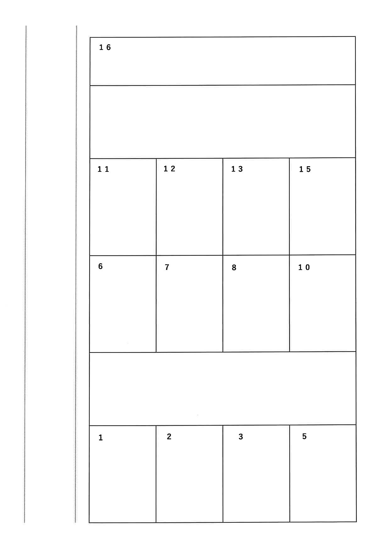 メゾンドアーシアン駐車場の駐車配置図