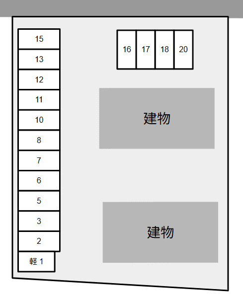 Ｖｅｇａ　Ａの駐車配置図