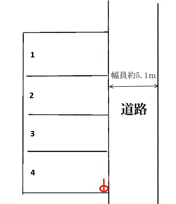 エースパーク川井町すみれの駐車配置図