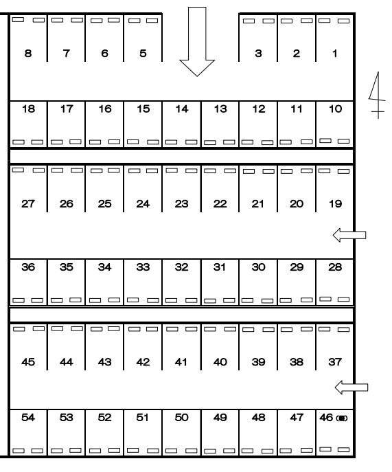 ９３１の駐車配置図