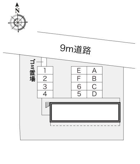 サンフローラⅡ(15395)の駐車配置図