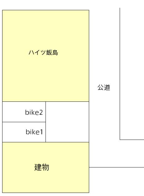 バイクパーク山王４丁目の駐車配置図