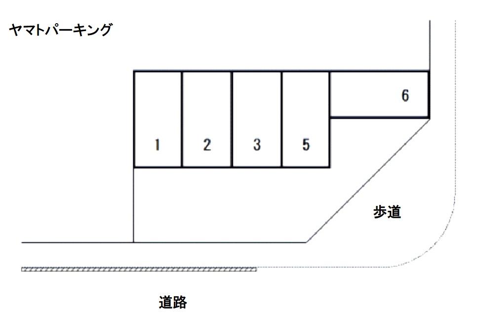 ヤマトパーキングの駐車配置図