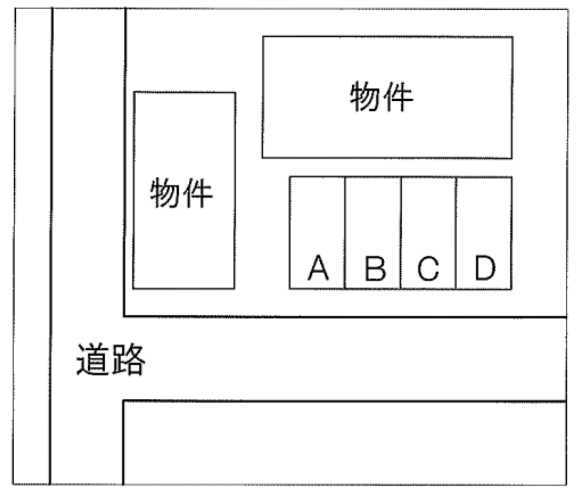 ﾍﾞﾙｸｹｯﾃ駐車場の駐車配置図