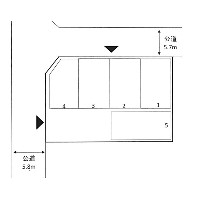 Ｂ・Ｈパーキングの駐車配置図