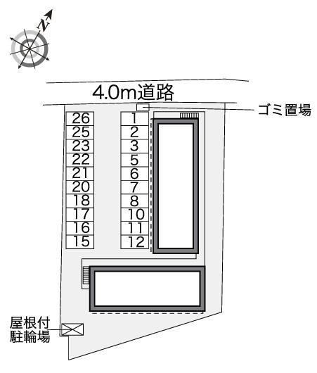 ラウルス(30284)の駐車配置図
